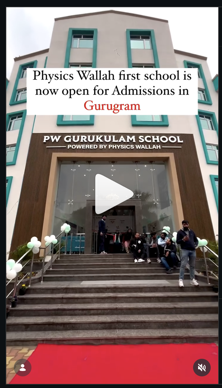 Physics Wallah education campaign reel